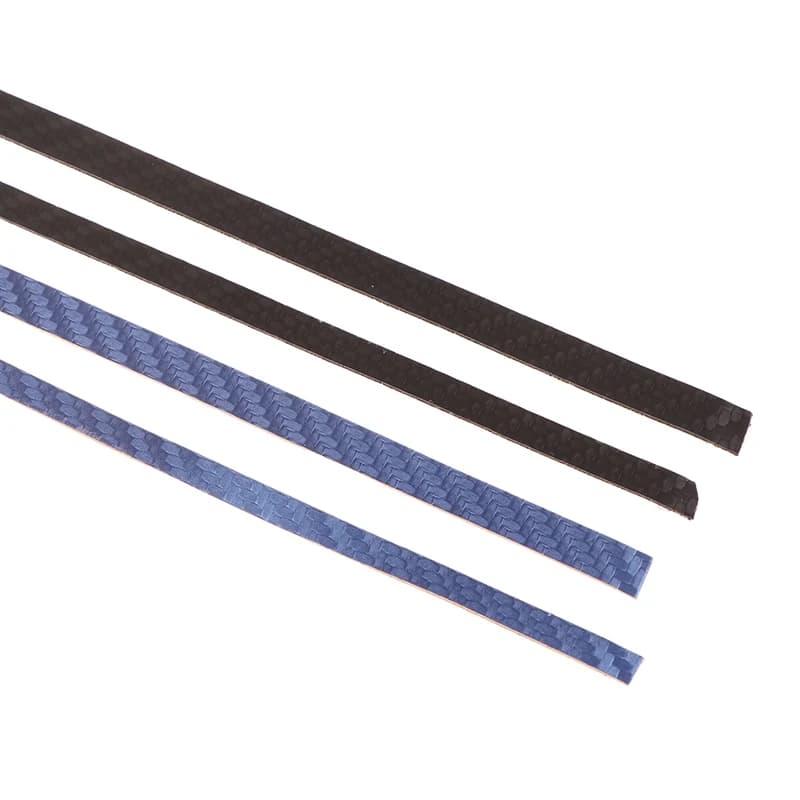 diW di1 piece of protective tape for the edge of ping pong rack, carbon fiber, self-adhesive, to protect the side of the racket, width of 6 mm/8 mm