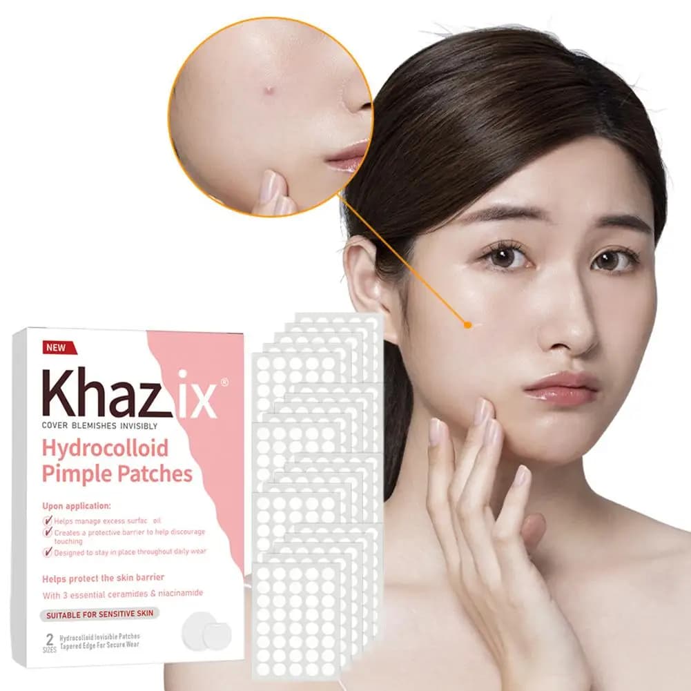 24/200/800 pz Transparent Acne Curtains, Skin Care Stickers, Color Meat Circular Impairments, Makeup Tools for a Bright Skin