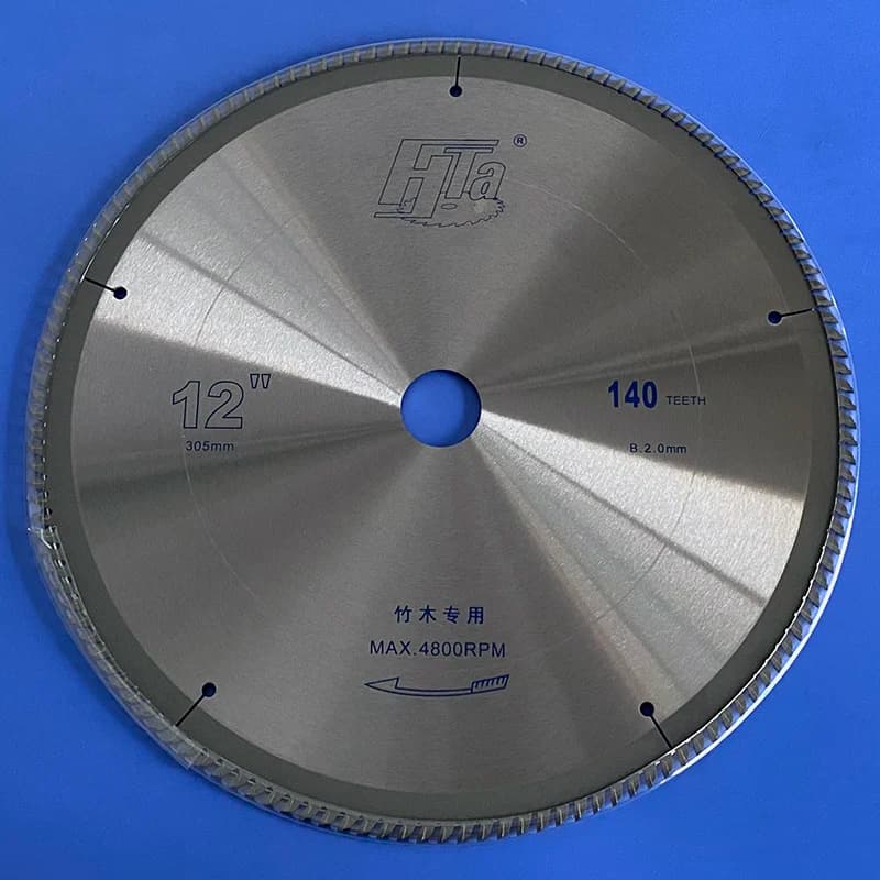 On Sale of 205-305mm*30/25.4*120-140T Thin Kerf TCT Saw Blade For Cutting Bamboo Wood PVC Plastic Pipe Plastic Extruded Board