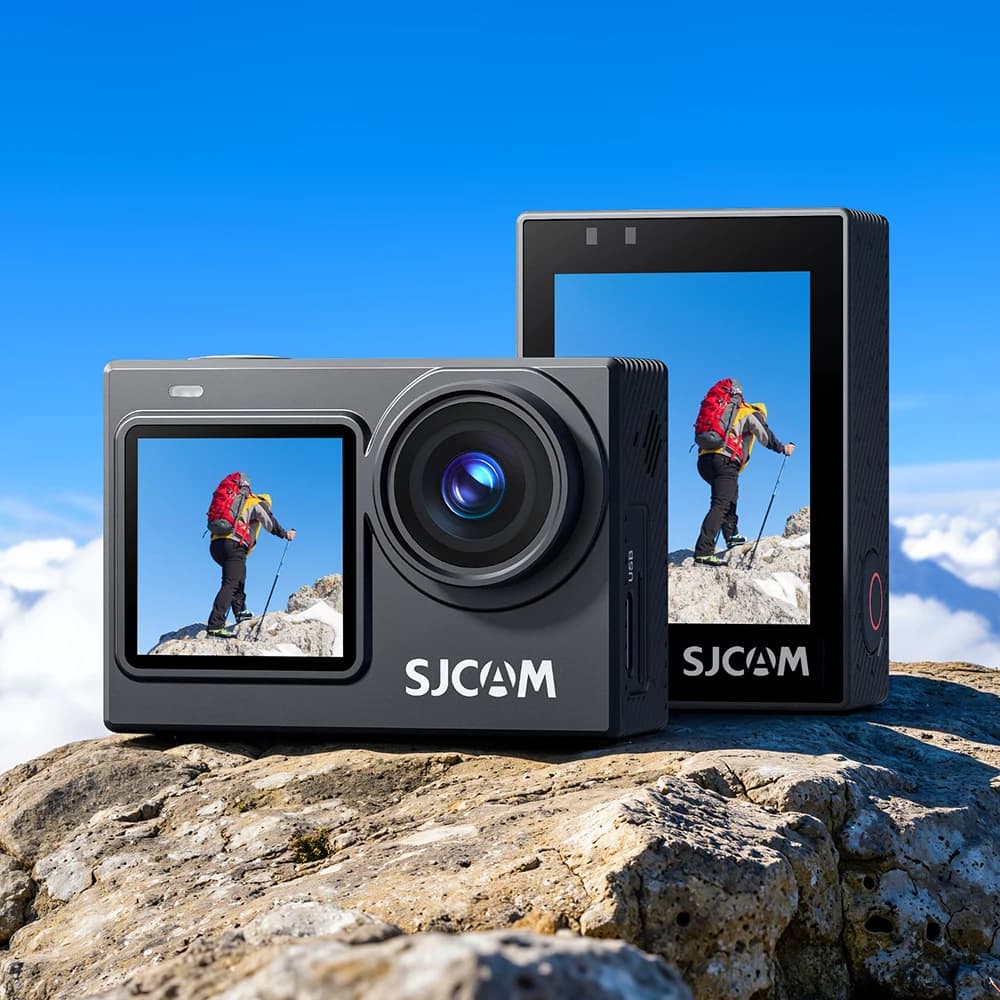 SJCAM SJ6 Ultra 4K 30FPS Action Camera with Touch Screen, 6 Axis Gyroscopic Stabilization, for Cycling, Vlogging, Skiing, Diving