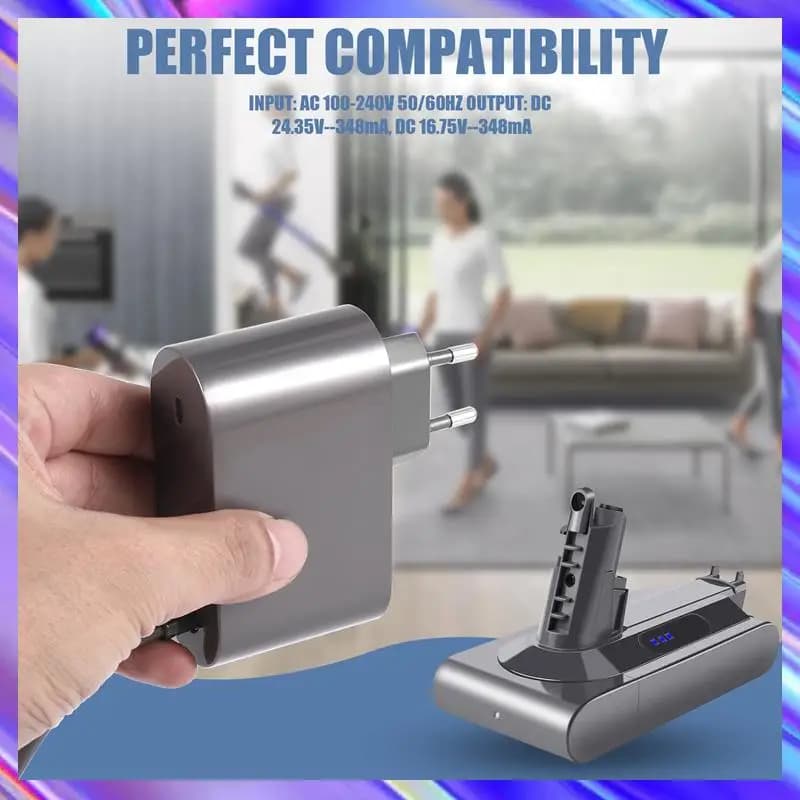 A24U Adattatore del Caricatore di Alimentazione Per Dyson DC30 DC31 DC34 DC35 DC44 DC45 DC56 DC57 Aspirapolvere Robot Parti di Accessori Spina di UE