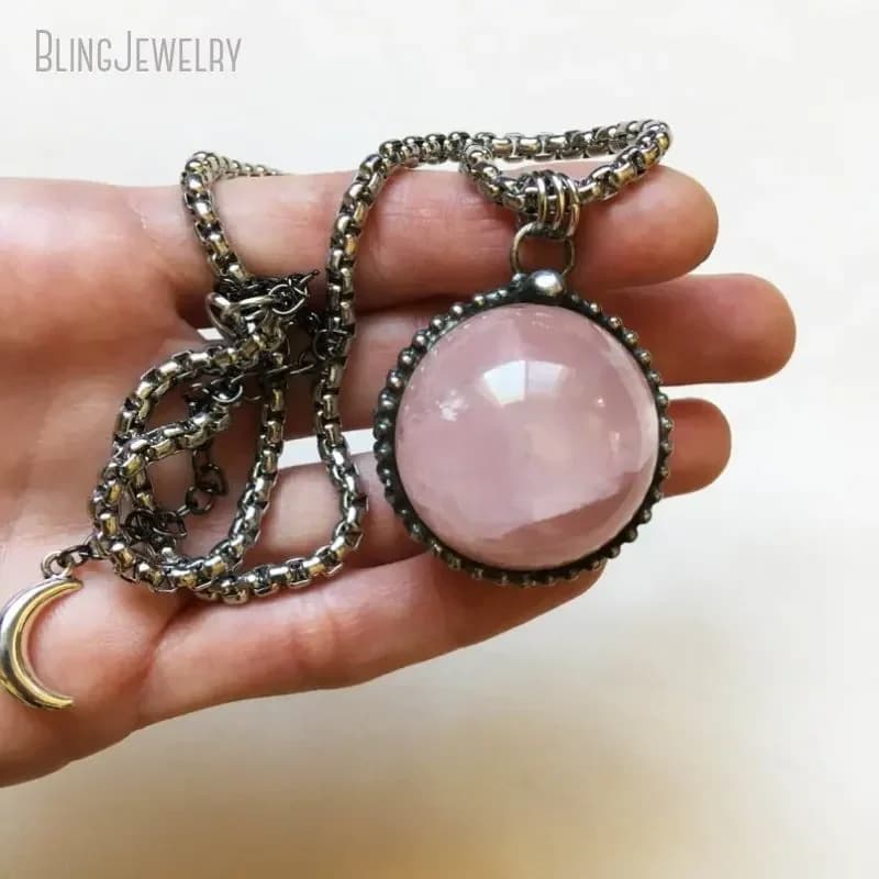 10 pz WitchCraft Collare Arcano Quarzo Fluorite Ossidiana Sfera di Cristallo Sfera Talismano Collana Goth Amuleto Donne Y2K Gioielli