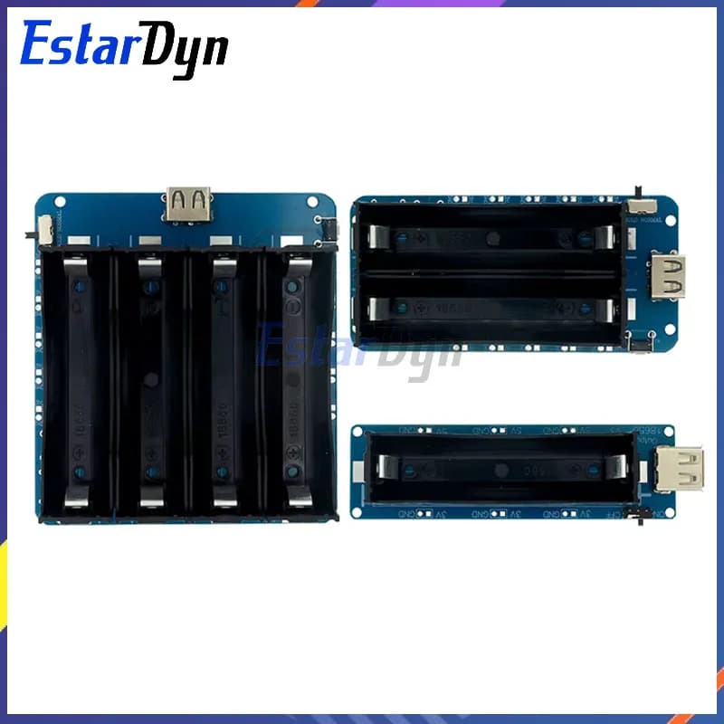 Estardyn 18650 batteria al litio Charge Shield Board Type-A USB 3 a5v 3 v1a Micro USB per Arduino/ Raspberry Pi/ Nodemcu