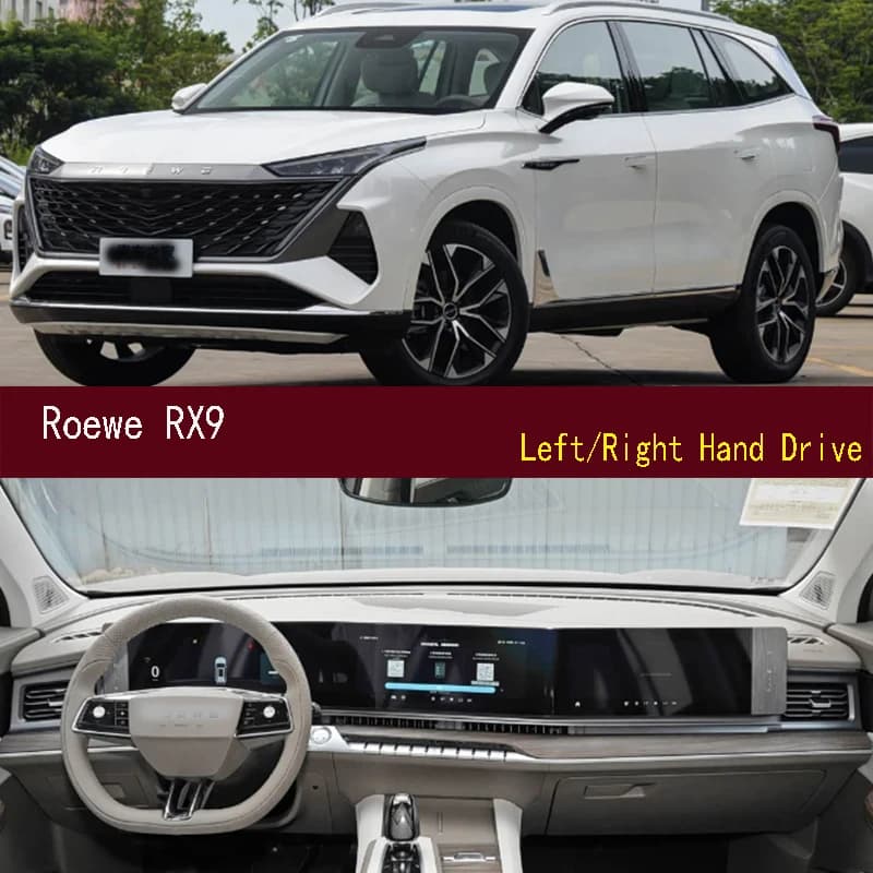 Per Rover Roewe RX9 Dash Zerbino Cruscotto Dash Zerbino Copertura Pannello strumenti Protezione solare Pad Ornamenti