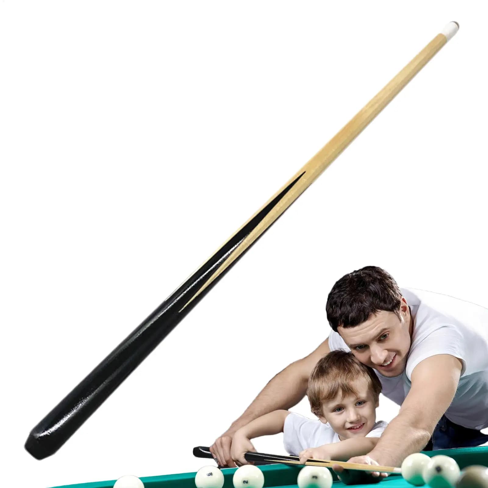 Stecca da Biliardo Portatile per Bambini, Design in Legno, 20 Pollici, Strumento per Giocatori, Ragazze e Ragazzi, Gioco Domestico