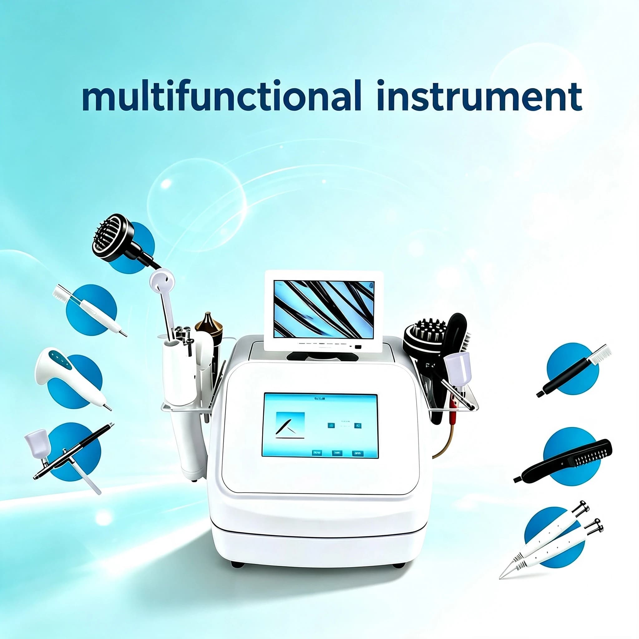 Anti Hair Loss Scalp Hair Follicle Detector, Hair Salon Hair Care Special High-definition Integrated Head Therapy Massage