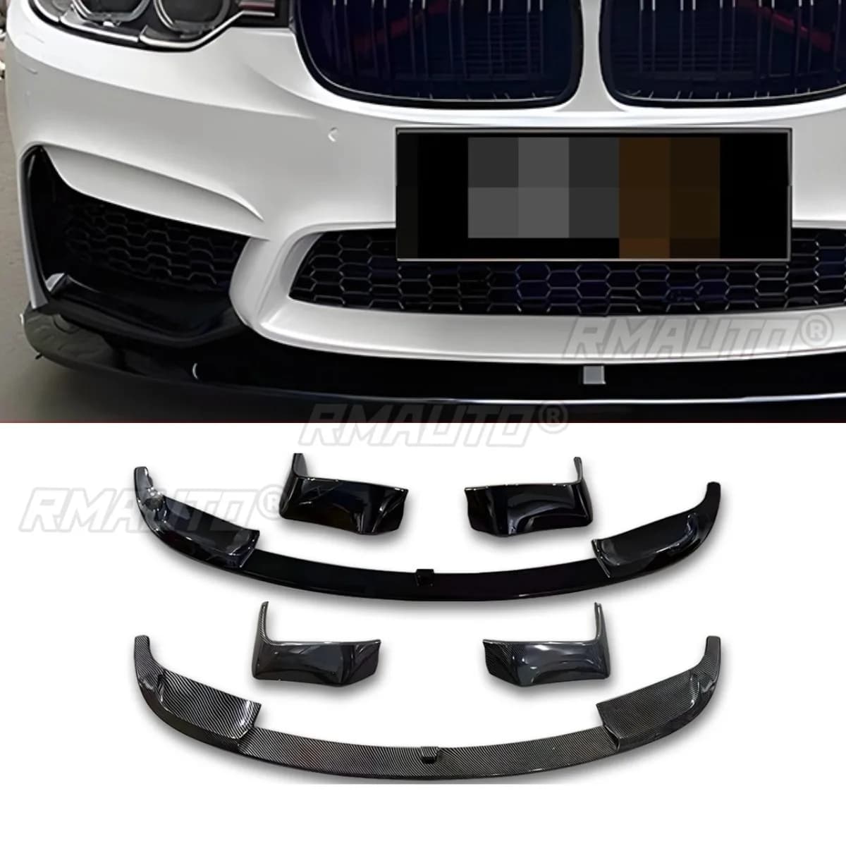 Car Front Bumper Lip Splitter Diffuser Bumper Protector Body Kit For BMW 3 Series F30 2012-2018 Car Accessories