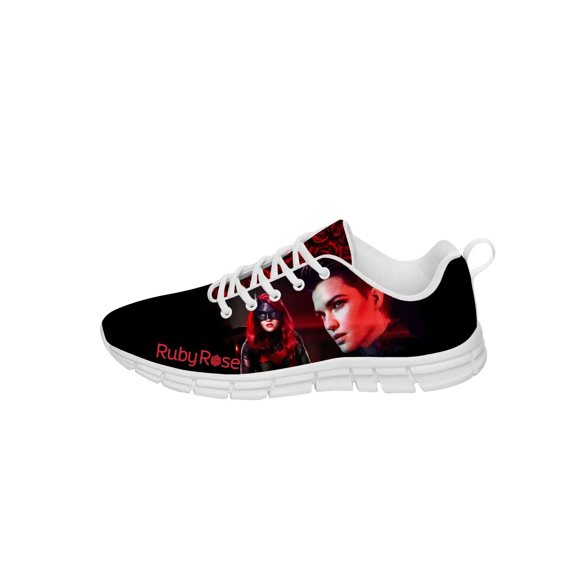 Ruby Rose Sneakers Scarpe da ginnastica da uomo, da donna, per adolescenti, casual, in tessuto, da corsa, con stampa 3D, scarpe da cosplay, traspiranti e leggere