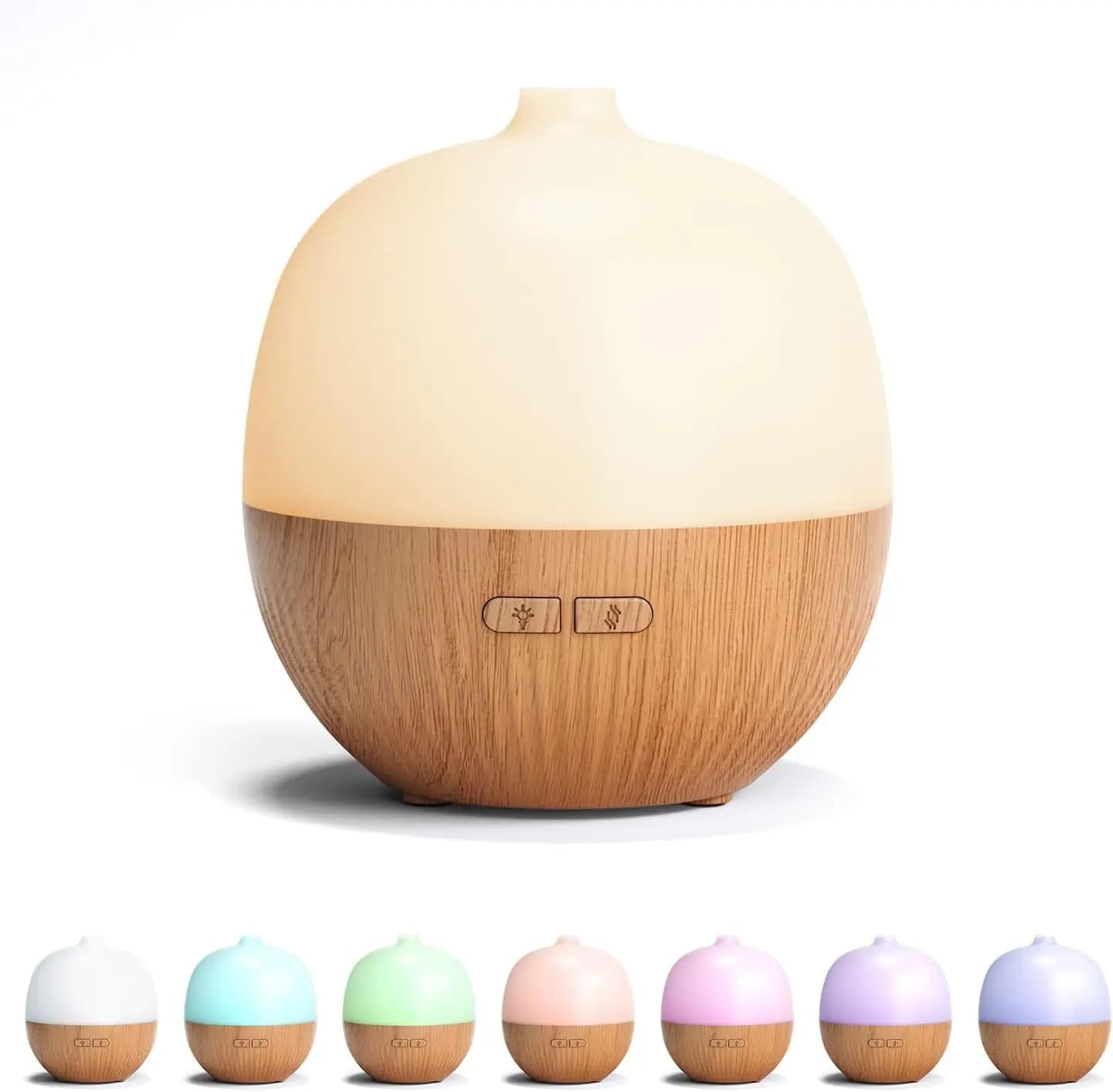 Diffusore di Aromi a Ultrasuoni da 100ml con Luce d'Atmosfera, Funzionamento Silenzioso, Spegnimento Automatico, Senza BPA, Regalo per Donne