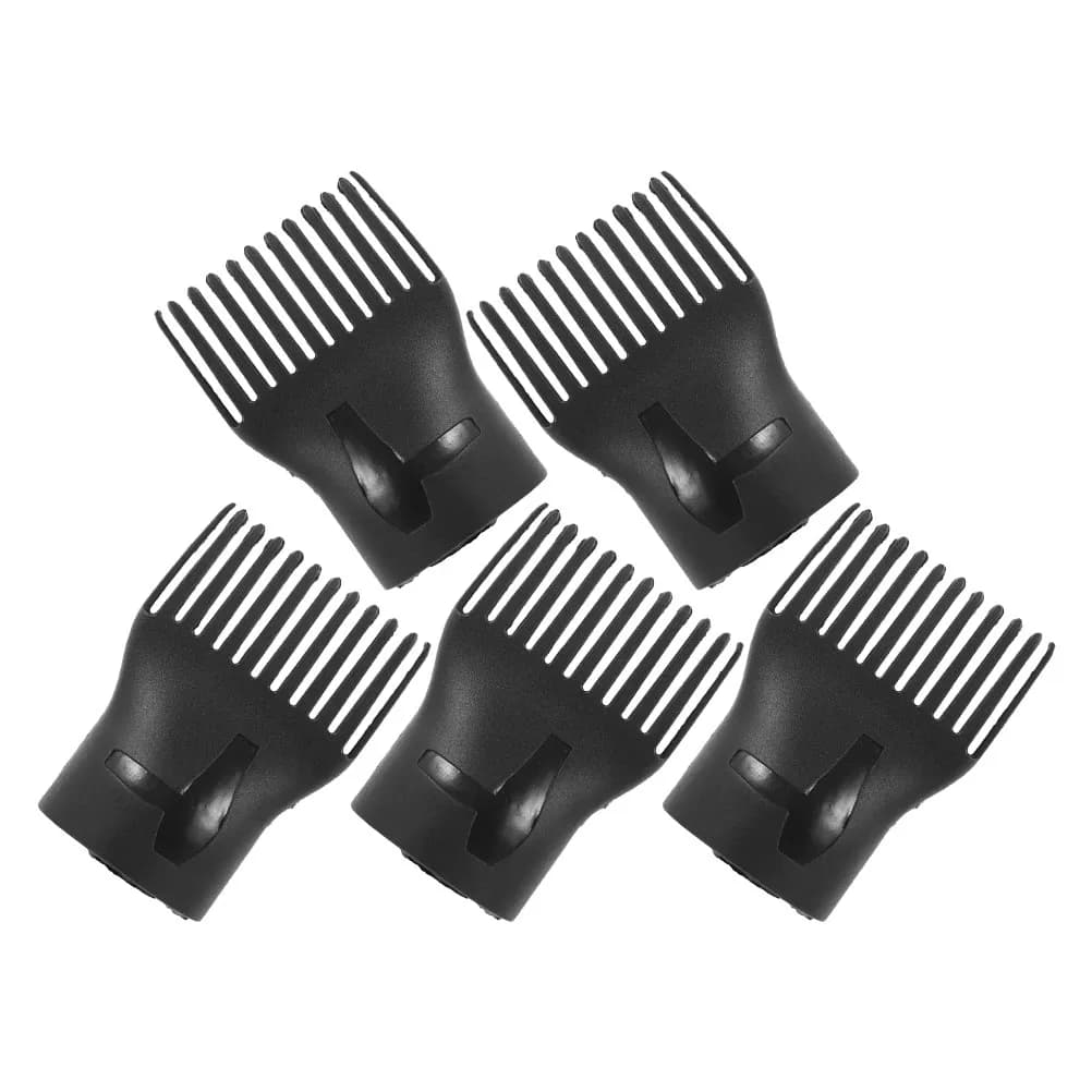 Set di 5 Accessori per Asciugacapelli, Ugelli Universali per Lisciare, Districare e Curare Capelli Ricci, Fini e Naturali