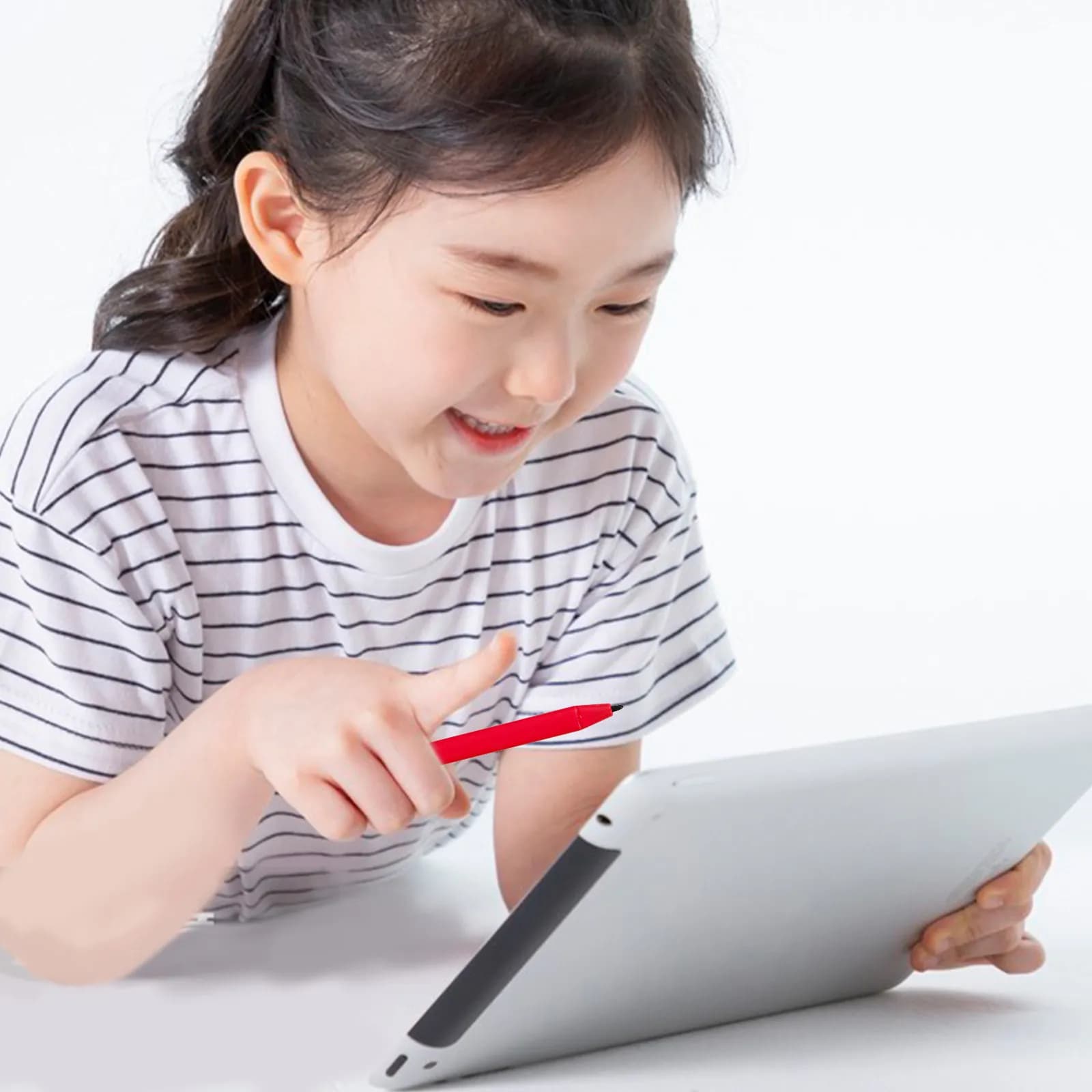 Penna stilo da 5 pezzi per tablet LCD, tavoletta grafica, blocco per scrittura, schermo ad alta precisione, compatibile con tablet universali