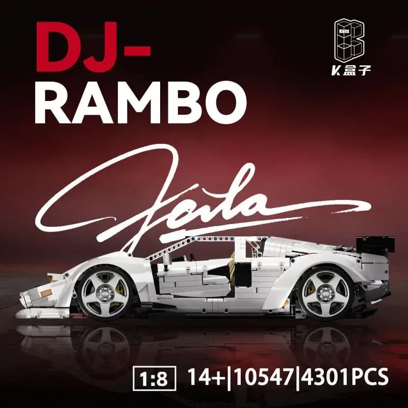 Nuovo Set di Costruzioni MOC Tecnico 1:8 Auto RC da 1301 Pezzi, Modello da Assemblare, Giocattolo per Ragazzi, Regalo di Compleanno