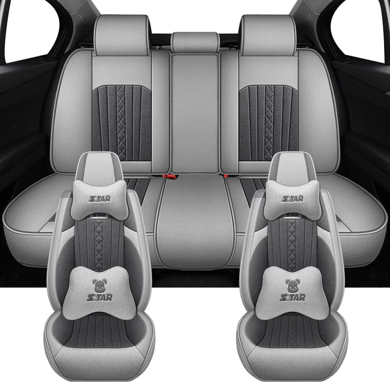 Luxury Universal Car Seat Covers for BMW E60 F30 Series 1 E87 E46 E30 X5 F15 E53 E91 E90 Car Interior Accessories