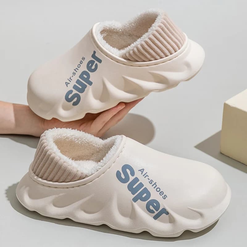 Nuovi uomini invernali scarpe calde scarpe di cotone per la casa scarpe da neve impermeabili per coppie da esterno scarpe casual da donna scarpe da camera da letto pantofola da interno