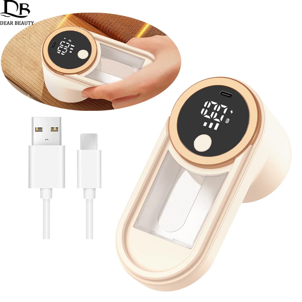 Levapelucchi elettrico per abbigliamento Display digitale a LED Tagliacapelli Fuzz Tessuto Rasoio Pellet Fluff Remover da vestiti