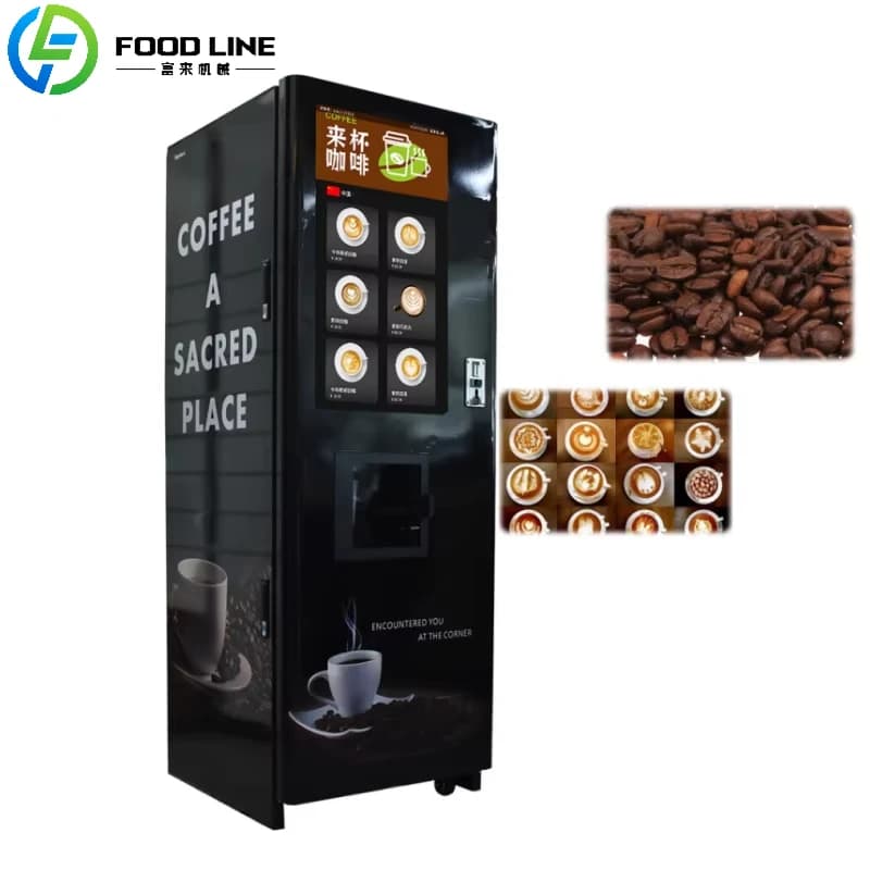 Automatic Coffee Making Machine Smart Touch Screen Coffee Machine SDK Hot Drink Distributor Café Workplace Best seller