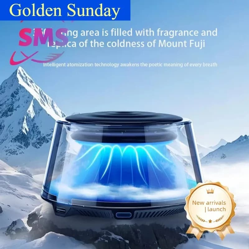 Deodorant for advanced car for men and women, elegant car fragrance diffuser with decorative bracket