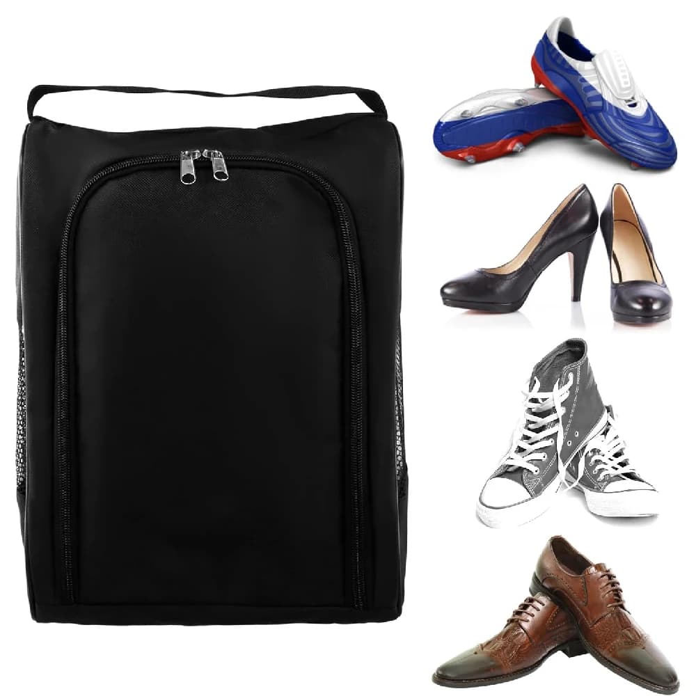 Borsa per scarpe sportive da 1 pezzo, custodia per scarpe con cerniera per esterni, compatibile con varie misure di scarpe