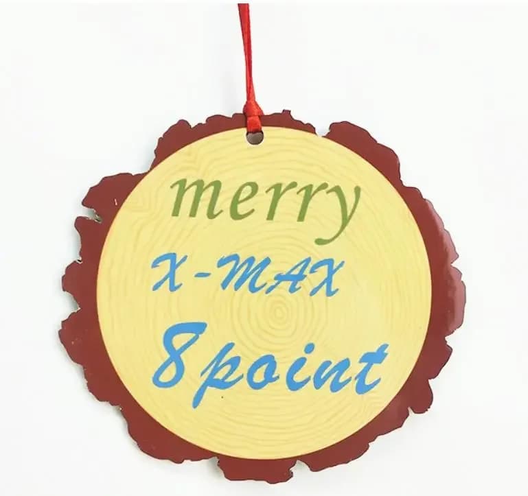Il trasporto Libero 50 Pz/lotto 3.25/3.37 Pollici Sublimazione Spazi Vuoti Biscotto/Forma Quadrata Ornamenti Di Natale Con Corda Rossa Per Il Natale