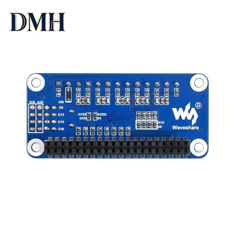 DMH-Waveshare AD HAT ad alta precisione per Raspberry Pi, ADC ADS1263 a 10 canali a 32 bit