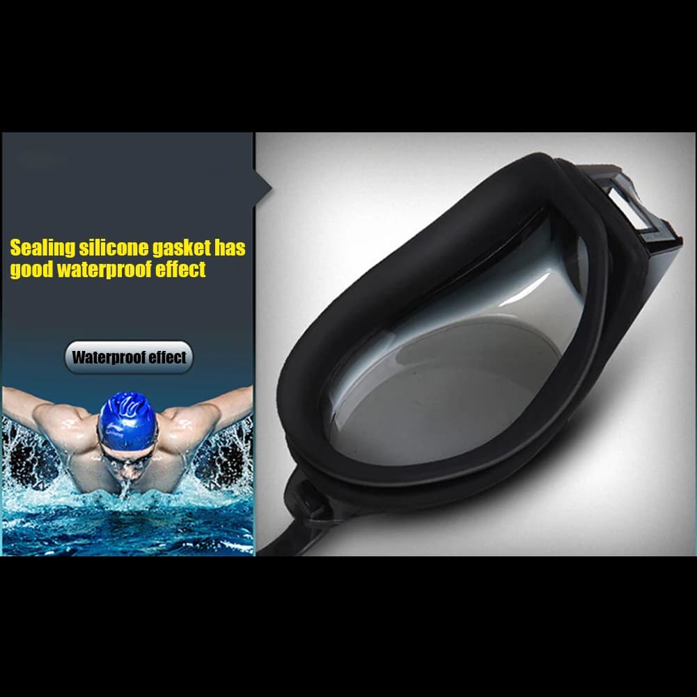 Full Protection Pool Goggles No Leaking Adult Swim Goggles Anti Fog Wide View Swim Goggles Clear for Women Men