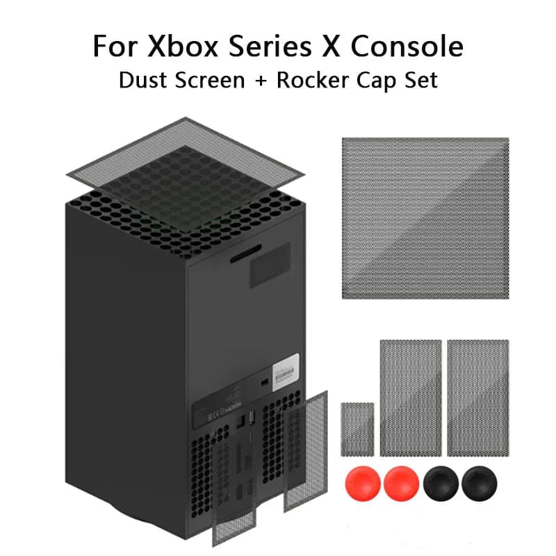 Coperchio filtro antipolvere per Xbox Series X Cover Thumbstick Caps Console Ventola di raffreddamento Antipolvere per accessori Xbox Series X