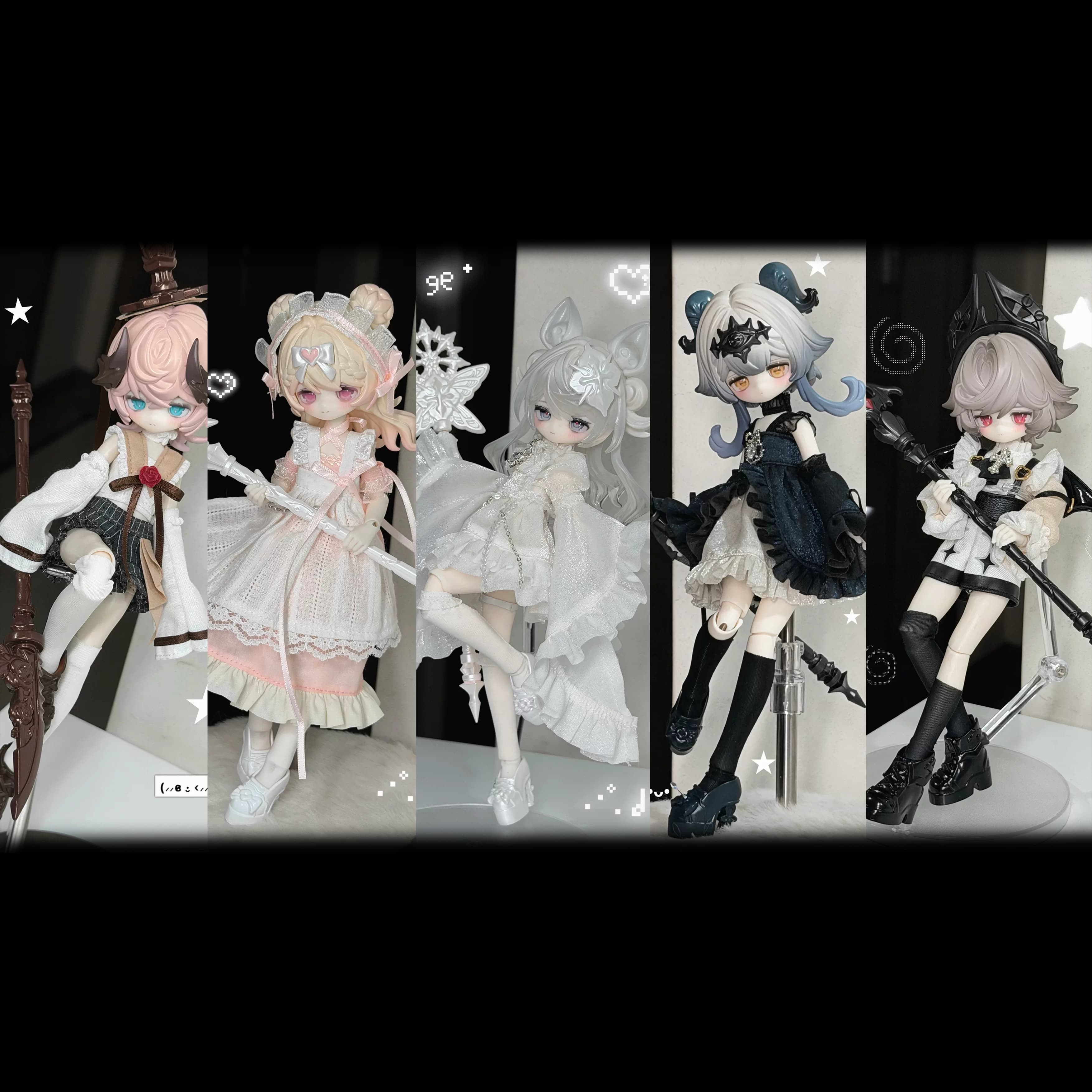 New Non‑Edible Doll Moonlight Fairy Tale Series 2 Echoes Of The Old Castle 1/8 BJD Blind Box Mystery Box Trendy Collectible Doll