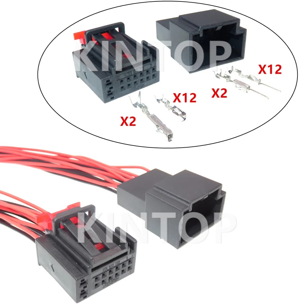 1 Set 14 pin connettori compositi per Auto presa per cavo automatico con fili 500972726 5 q0972726