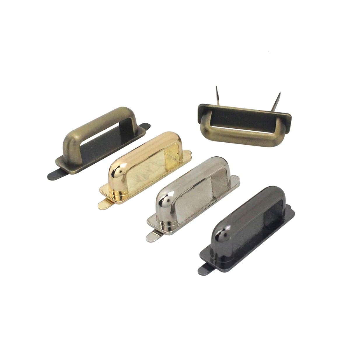 2 pezzi borsa ancora in metallo arco ponte appendiabiti ganci connettore borsa fibbia laterale clip borse cinture cinturino artigianato in pelle Hardware