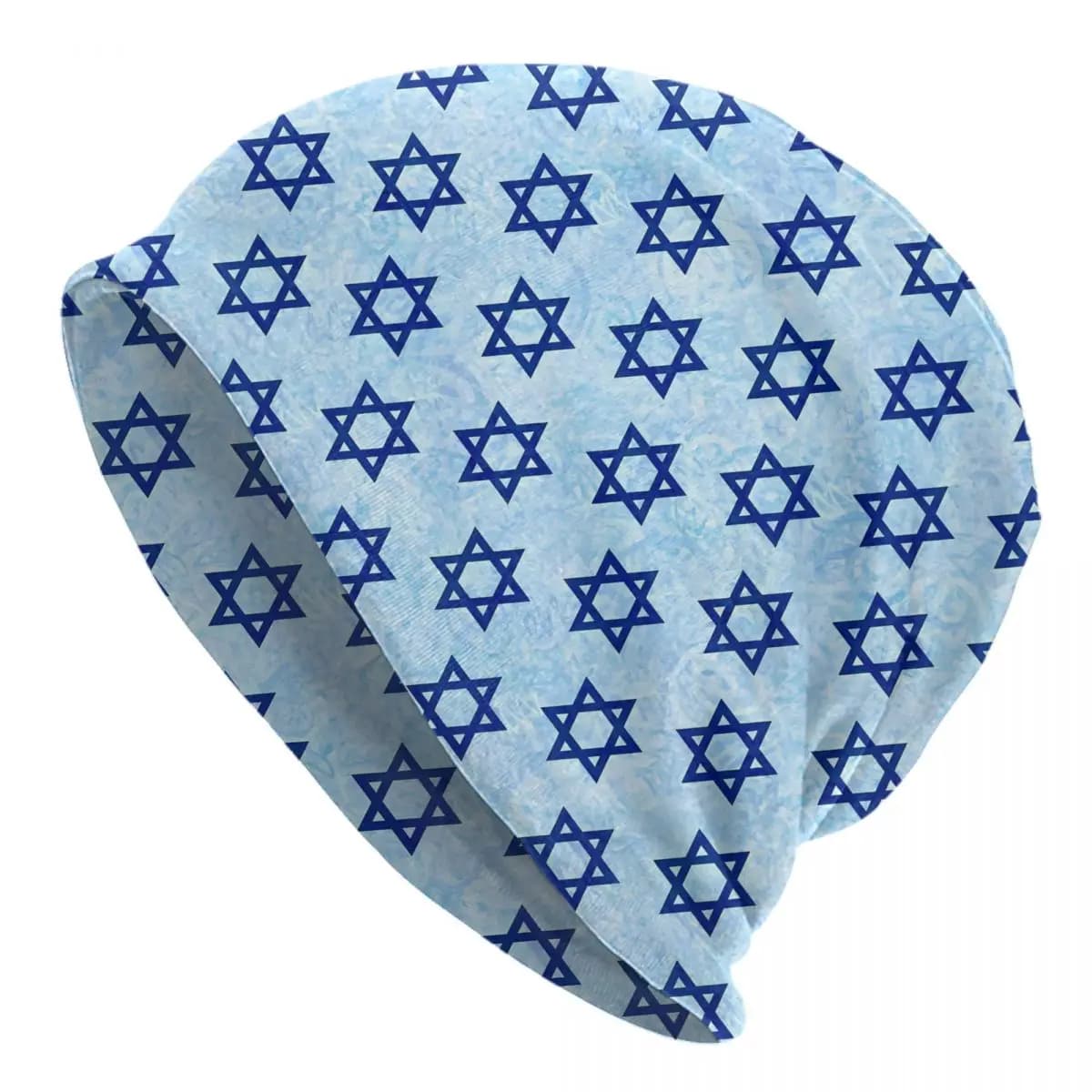 Custom Israel Star Of David Logo Bonnet Hat Knitting Hat Hip Hop Unisex Adult Jerusalem Winter Warm Beanies Cap