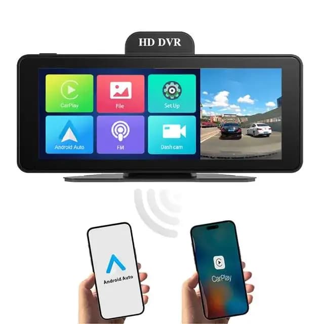 6.86 Portable Carplay Screen with Android and Camera, Gadget for Car, Dash Cam Carplay