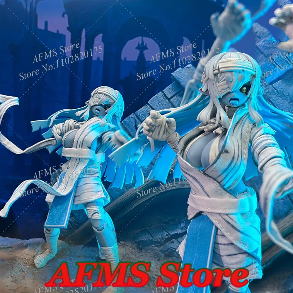 Lumaca Shell Scala 1/12 Mobile Suit Girl Grisa Rianimazione Zombie Girl Fasciatura Gonna Vestiti Misura 6 Pollici Action Figure Soldato