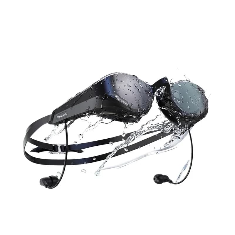 Smart swimming goggles anti-fog bluetooth music headphones in-ear swimming men and women