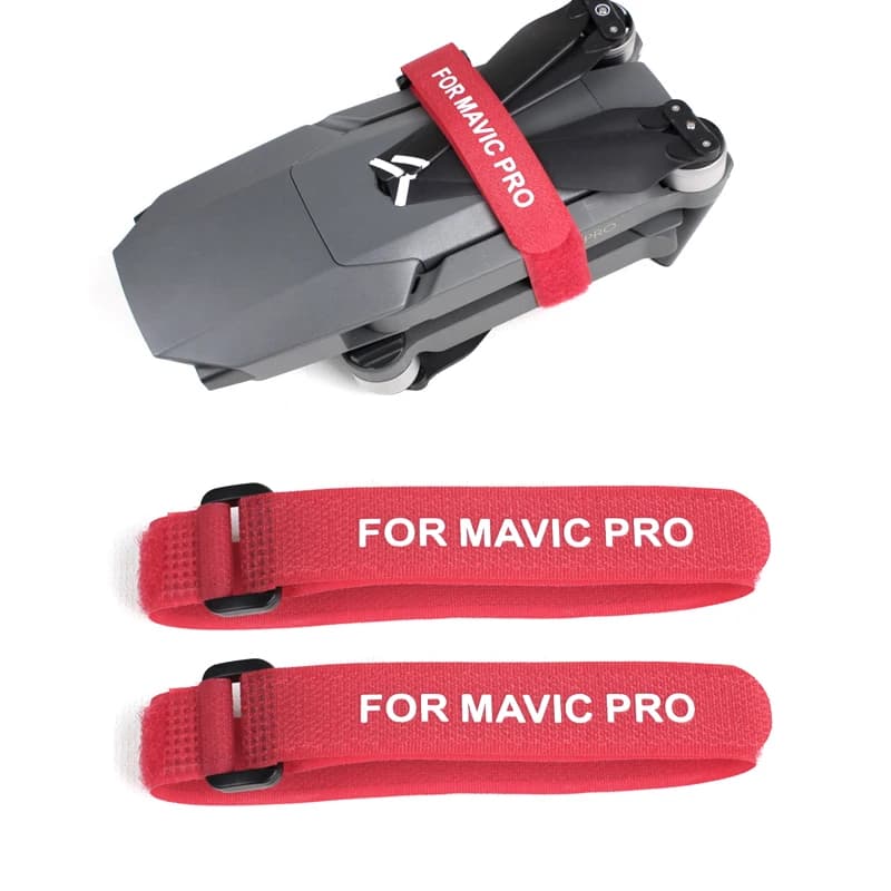 2 pezzi cinturino eliche lama fascette fisse braccio nastro fisso gancio per cintura cavo ad anello per accessorio drone dji mavic pro