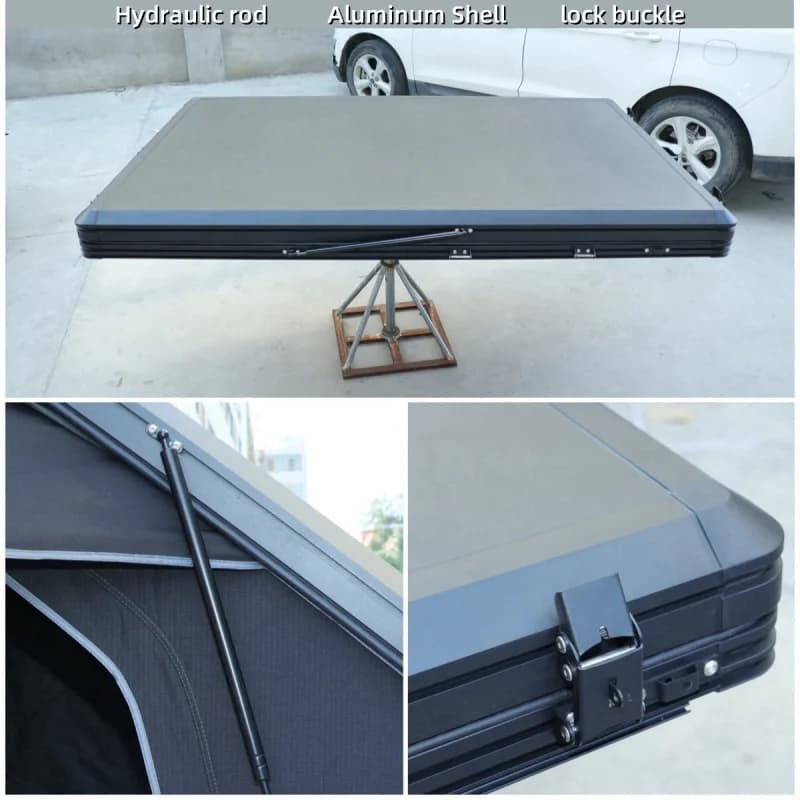 High Quality 2-3 Person Aluminum Hard Shell Roof Top Tent For SUV Truck Overland Camping
