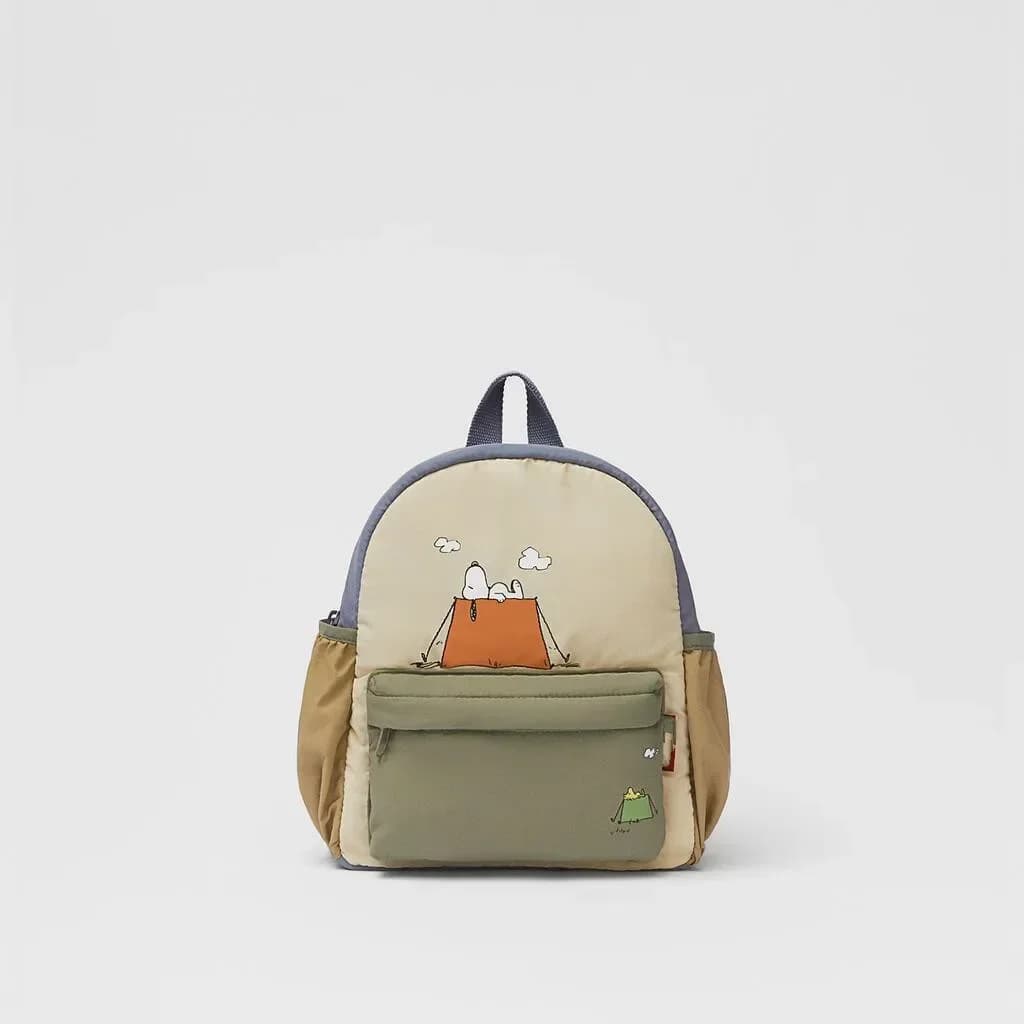 Snoopy Zaino per bambini borsa da scuola per asilo borsa per zaino da cartone animato per ragazza carina