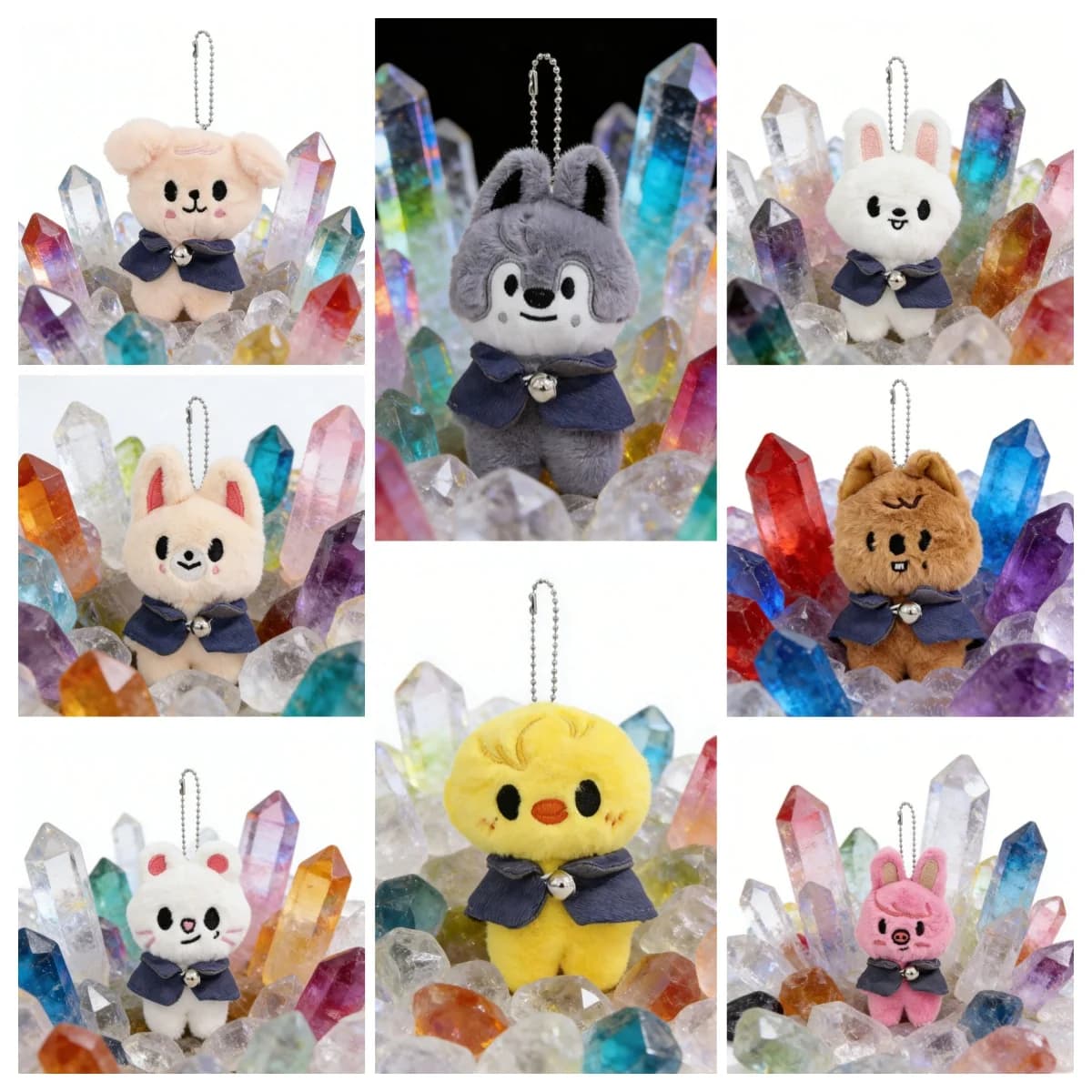 Peluche SKZOO 2026, Giocattoli di Peluche da 12 cm, Bambola di Peluche a Forma di Lupo Chan, Animale di Peluche Kawaii, Compagno per Bambini, Adulti e Fan, Regalo