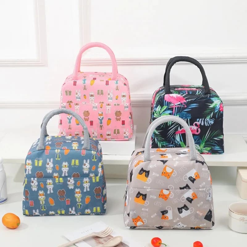 Maniglia isolante borsa termica per il pranzo per le donne scatola per il pranzo per bambini Picnic viaggio portatile conservazione degli alimenti colazione borsa termica per alimenti