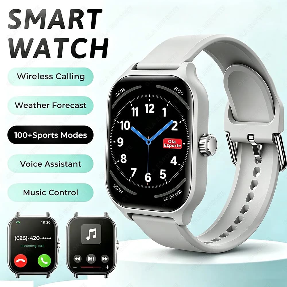 Smart Watch Plus Men Women Plus Full Touch Screen Sports Fitness Watch BT Call Android Phone Digital Multidial Smartwatch HW12