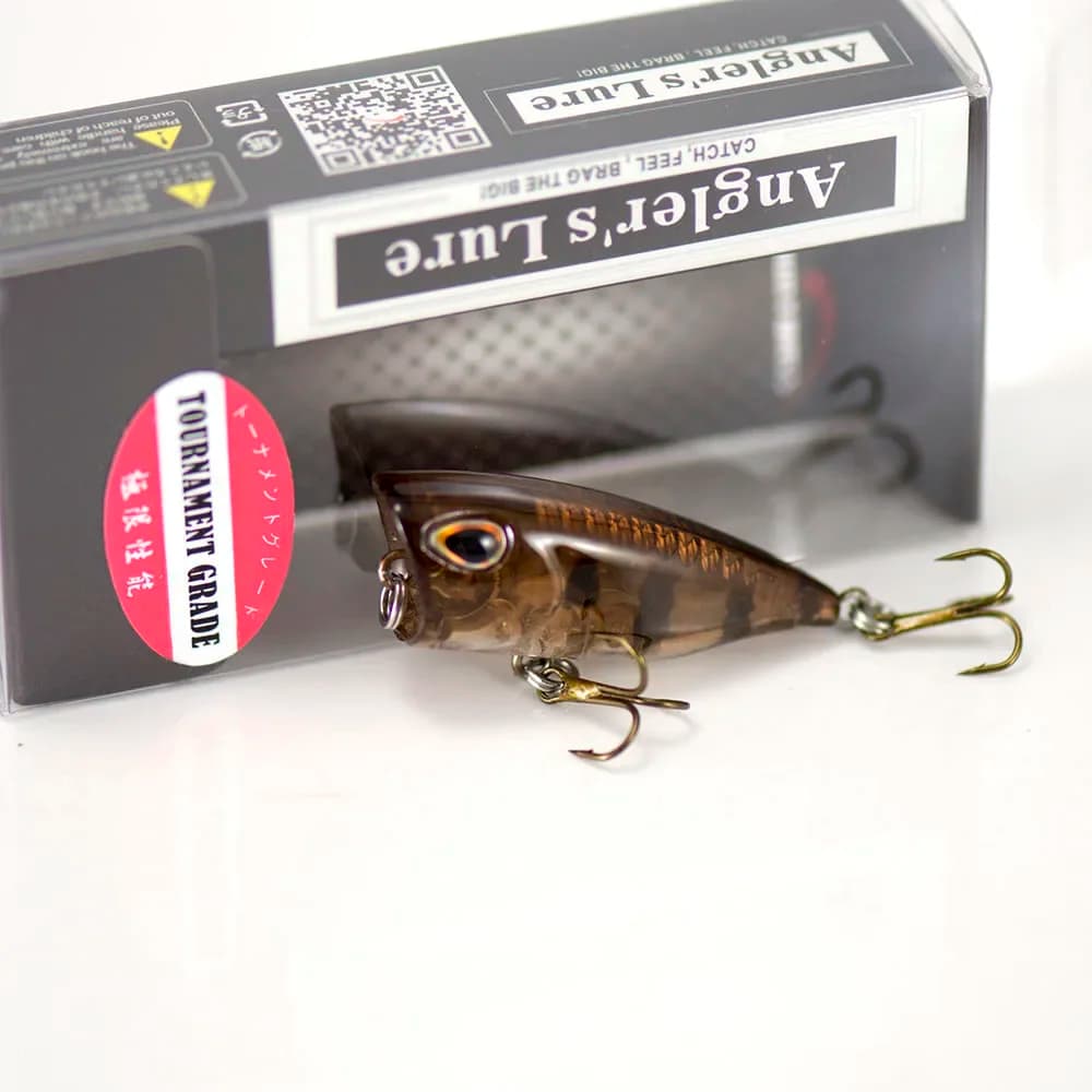 Esche da pesca con esca dura Countbass Popper, Wobbler Water Sweet Topwater Plug Bass Fishing 40mm 3.6g