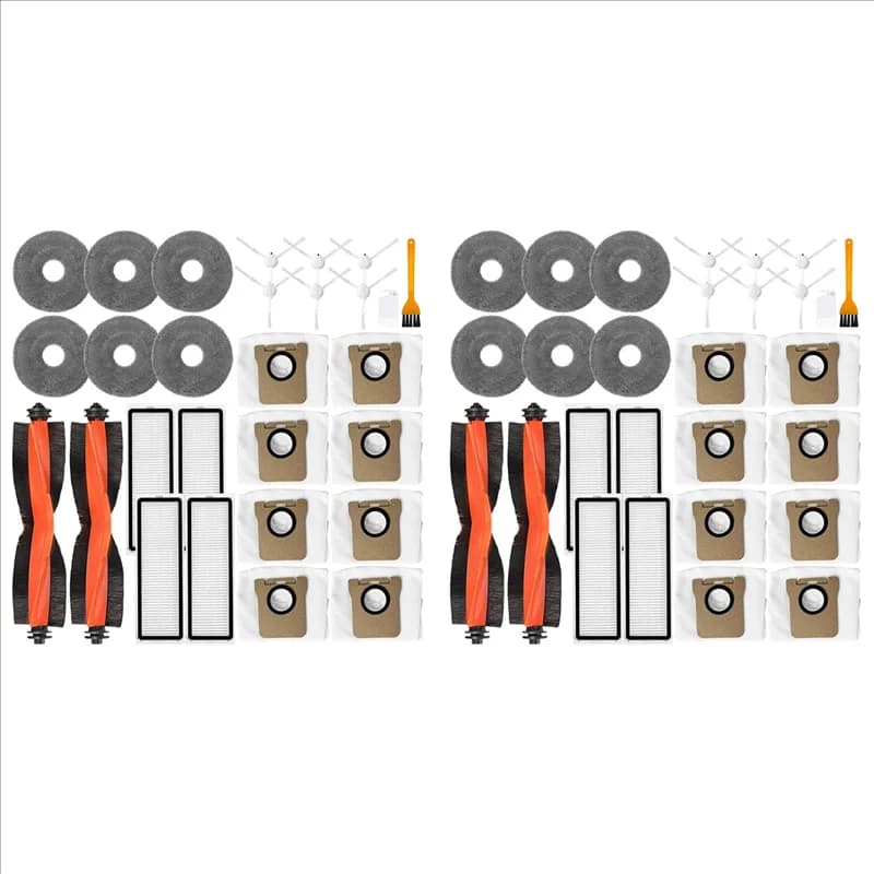 Set PZHI-2 per Xiaomi Robot Vacuum X10 Plus, X10+, X20 Pro, X20 Plus, spazzola principale, sacchetto per la polvere, filtro
