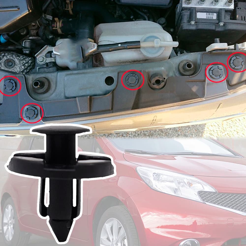 Per Nissan X-Trail Rogue T32 2014 - 2017 nota E12 2013 - 2016 paraurti auto passaruota Trim Clip fodera fodera parafango protezione rivetti