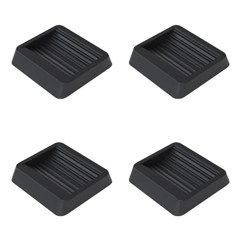 SDFC-Furniture Accessories Set of 4 wheel locking plates for chairs and wheels, anti-vibration, set of non-slip bearings for wheelchairs