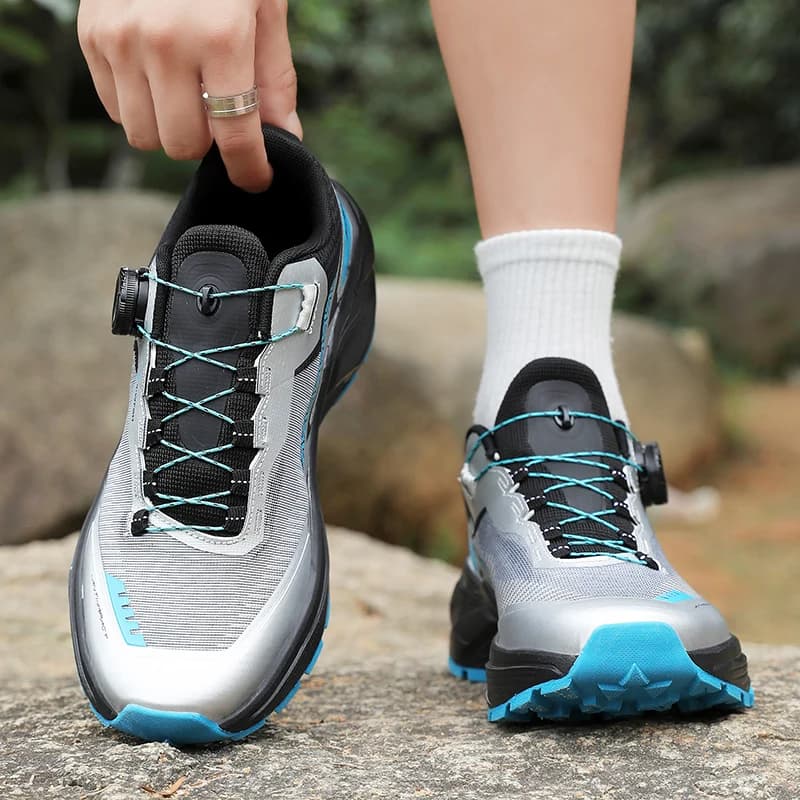 Stylish Trekking Shoes for Men, Sneakers Resistent for Hiking with Hot Lining Plush for Winter