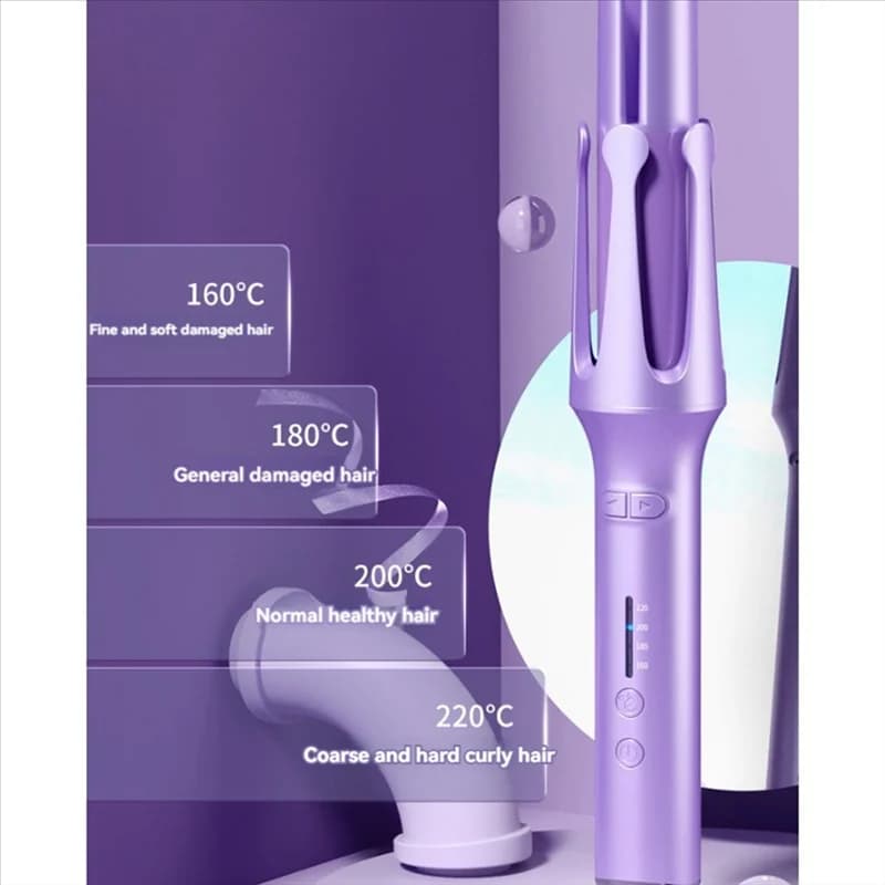 FORC- Iron curling hair dryer 32 mm with temperature control Styling tools Iron for hair American Spina