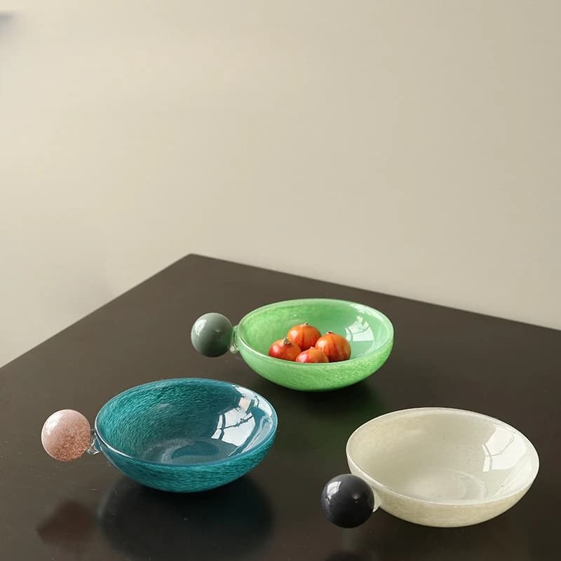 Mini fruit plate living room coffee table household exquisite high-value storage wedding party dried fruit dessert snack plate