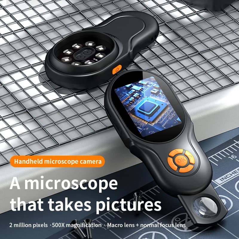 Microscopio portatile con fotocamera, lente d'ingrandimento elettronica per riparazione di telefoni cellulari, lente d'ingrandimento per anziani