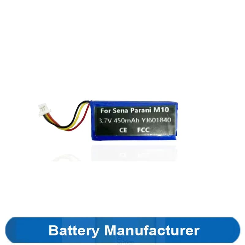 450mAh YJ601840 601840 Rechargeable battery for Sena Parani M10 Gaming Intercom Interphone Headphone