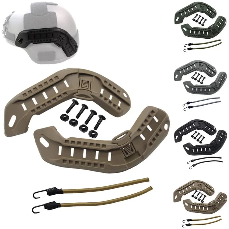 Tactical MICH2000 Helmet Side Guide Rail ARC Helmet Mount Rail Hunting Cycling Airsoft Mich 2000 Helmet Adaper Accessories