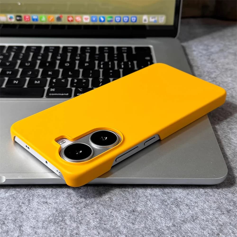 Cover Sottile Ultra Sottile in PC Rigido Opaco Monocolore per Xiaomi POCO F8 Ultra F6 F7 X7 Pro Mi 17 15 14 14T 15T 13 - Custodia Sottile e Semplice
